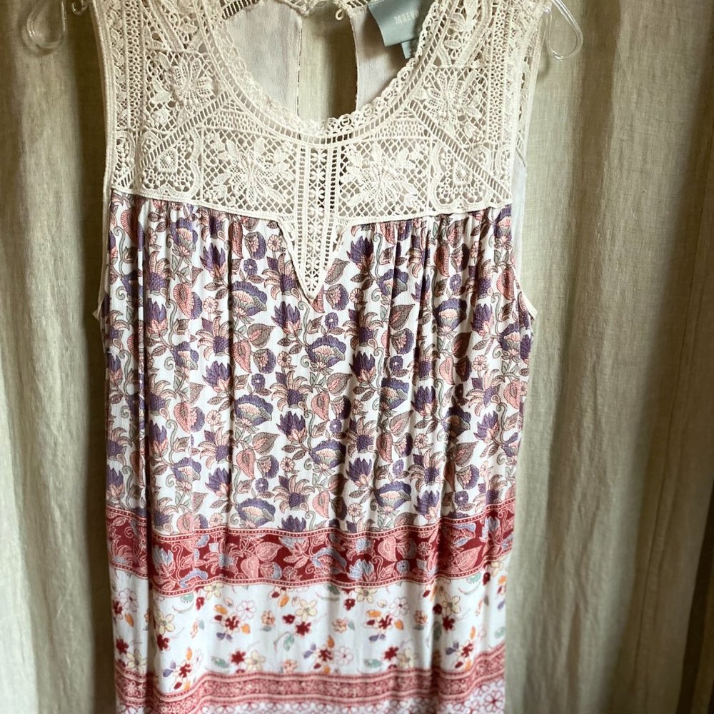 NWOT Anthro Maeve Sleeveless Blouse size L - Picture 4 of 9